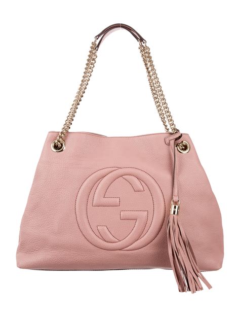 gucci soho chain bag pink